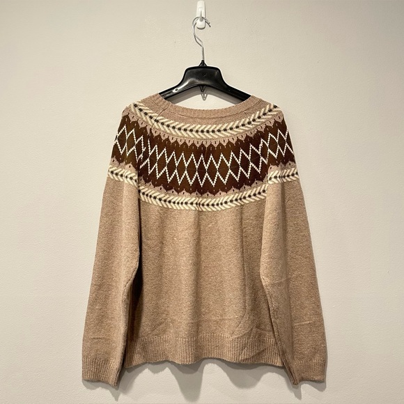 Weatherproof Vintage Ladies' Fairisle Sweater - Picture 4 of 6